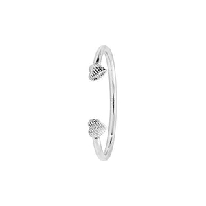 Silver Babies Torc Bangle - E Bixby Jewellers