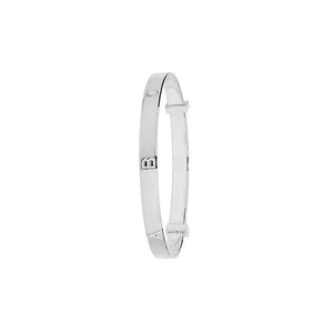 Silver Babies Expanding Bangle - E Bixby Jewellers