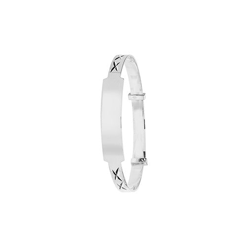 Silver Babies Expanding Bangle - E Bixby Jewellers