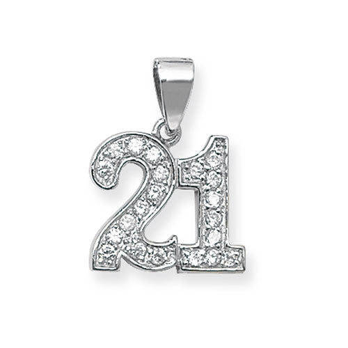 Silver Stone Set 21 Charm/Pendant - E Bixby Jewellers