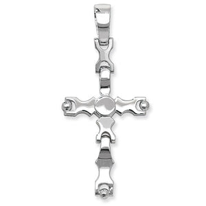 Silver Movable Plain Cross - E Bixby Jewellers