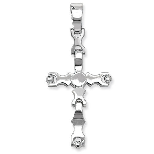 Silver Movable Plain Cross - E Bixby Jewellers