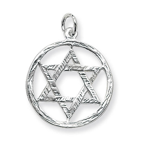 Silver Star Of David Pendant - E Bixby Jewellers