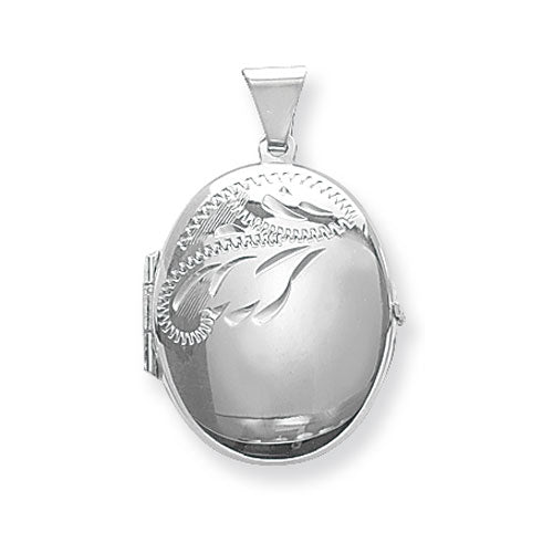 Silver Oval Medium Size Family Locket - E Bixby Jewellers
