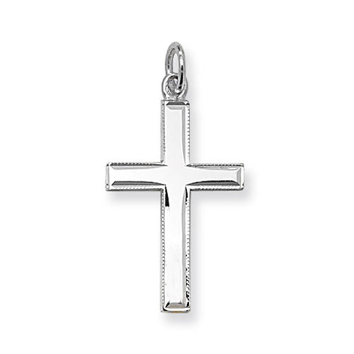 Silver Plain Cross - E Bixby Jewellers