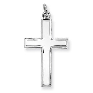 Silver Plain Cross - E Bixby Jewellers