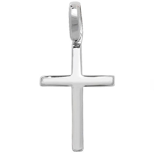 Silver Plain Cross - E Bixby Jewellers