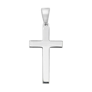 Silver Plain Cross - E Bixby Jewellers