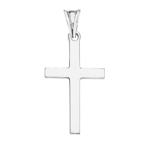 Silver Plain Cross - E Bixby Jewellers