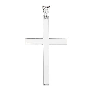Silver Plain Cross - E Bixby Jewellers