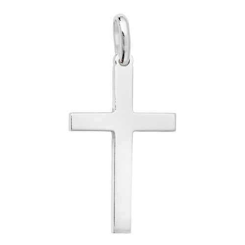Silver Plain Cross - E Bixby Jewellers