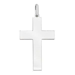 Silver Plain Cross - E Bixby Jewellers
