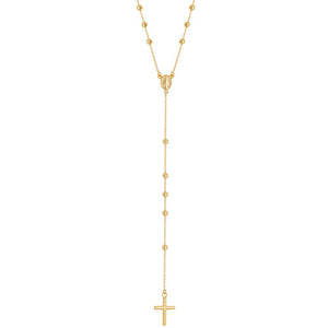 9ct Yellow Gold Rosarie - E Bixby Jewellers