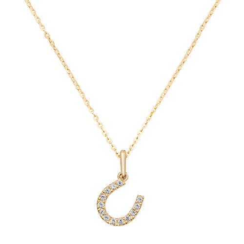 9ct Yellow Gold Cz Pendant with Chain - E Bixby Jewellers