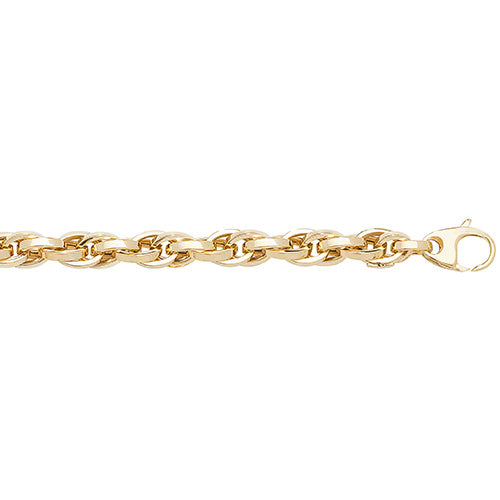 9ct Yellow Gold Ladies 7.5 Inch Fancy Bracelet - E Bixby Jewellers