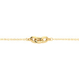 9ct Yellow Gold Ladies Triple Interlocking Circle Bracelet - E Bixby Jewellers