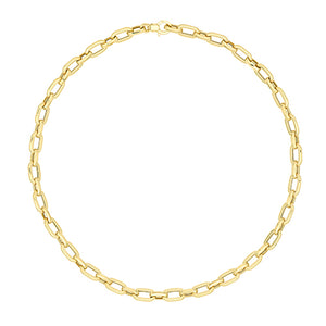 9ct Yellow Gold Ladies 18 Inch Fancy Necklet - E Bixby Jewellers