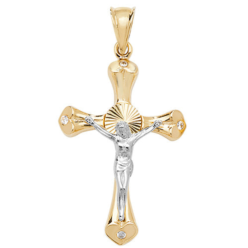 9ct Yellow Gold Crucifix - E Bixby Jewellers