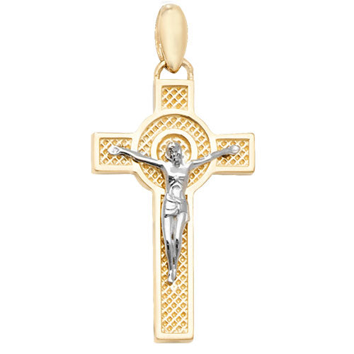 9ct Yellow Gold Crucifix - E Bixby Jewellers