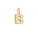 9ct Yellow Gold Initial Pendant - E Bixby Jewellers