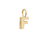 9ct Yellow Gold Initial Pendant - E Bixby Jewellers