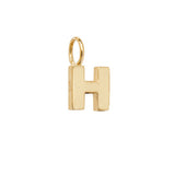 9ct Yellow Gold Initial Pendant - E Bixby Jewellers