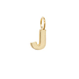 9ct Yellow Gold Initial Pendant - E Bixby Jewellers