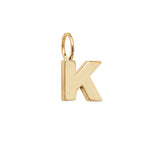 9ct Yellow Gold Initial Pendant - E Bixby Jewellers