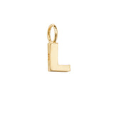 9ct Yellow Gold Initial Pendant - E Bixby Jewellers