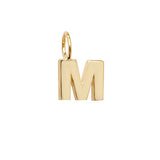 9ct Yellow Gold Initial Pendant - E Bixby Jewellers
