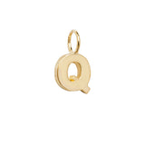 9ct Yellow Gold Initial Pendant - E Bixby Jewellers