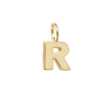 9ct Yellow Gold Initial Pendant - E Bixby Jewellers
