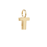 9ct Yellow Gold Initial Pendant - E Bixby Jewellers
