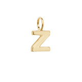 9ct Yellow Gold Initial Pendant - E Bixby Jewellers
