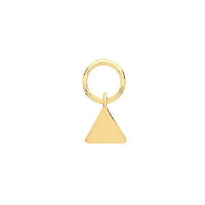 9ct Yellow Gold Earring Charm - E Bixby Jewellers