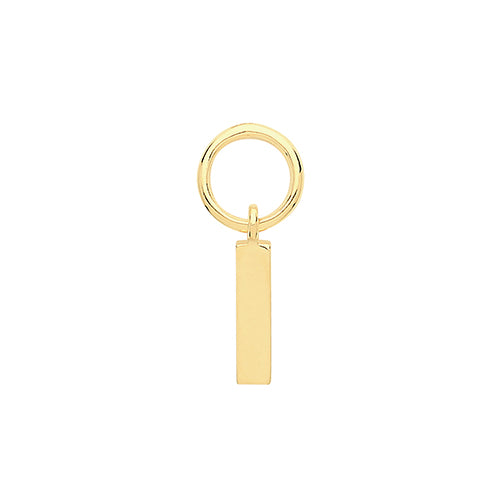 9ct Yellow Gold Earring Charm - E Bixby Jewellers