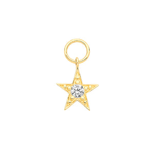 9ct Yellow Gold Earring Charm - E Bixby Jewellers