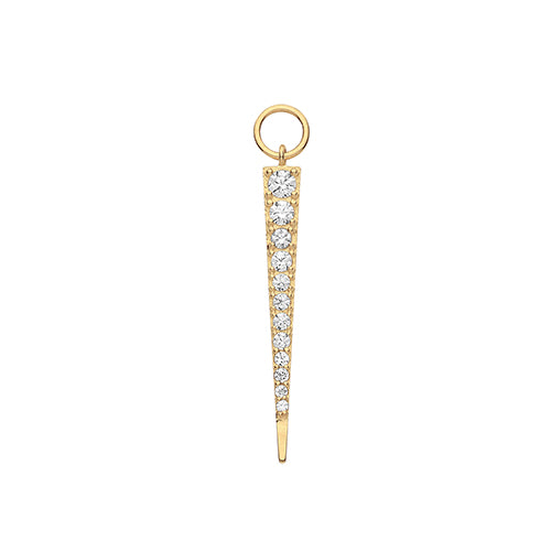 9ct Yellow Gold Earring Charm - E Bixby Jewellers