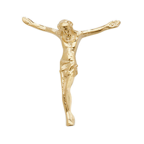 9ct Yellow Gold Small Jesus Pendant - E Bixby Jewellers