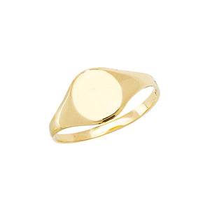 9ct Yellow Gold Babies/Maidens Oval Shape Ring - E Bixby Jewellers