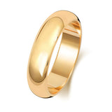 9ct Yellow Gold D Shape 5mm Wedding Ring - E Bixby Jewellers