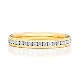 9ct Yellow Gold Diamond Wedding Ring - E Bixby Jewellers