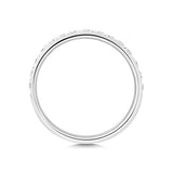 18ct White Gold Diamond Wedding Ring - E Bixby Jewellers