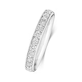 18ct White Gold Diamond Wedding Ring - E Bixby Jewellers